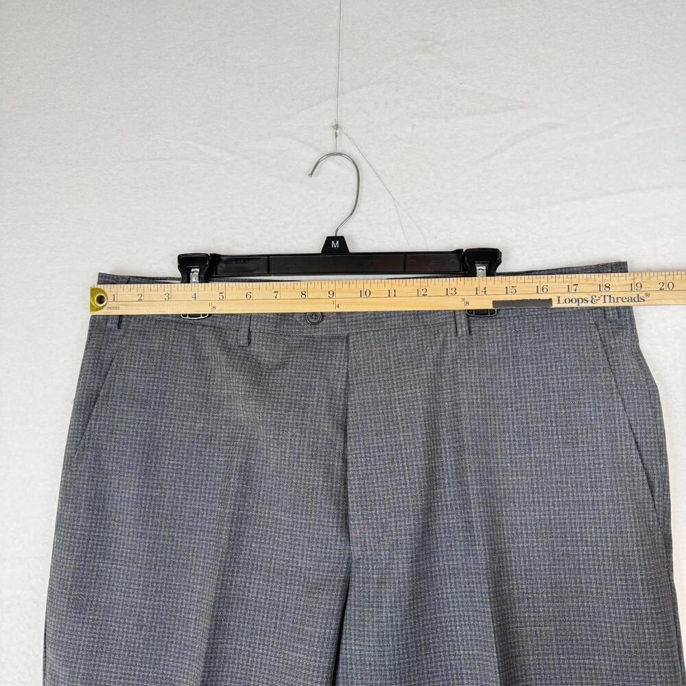 NEW Santorelli Size 38 Romeo Gray Wool Luxury Dress Pants Unfinished Hem Italy - Picture 8 of 10